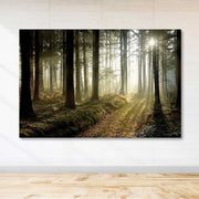 Quadro em Tela Decorativa Multicolor 100x140 cm com Moldura de Madeira (3–4 cm) – 100% Canvas