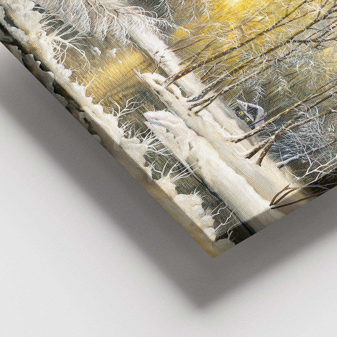 Quadro em Tela Decorativa Multicolor 100x140 cm, 100% Tela, Moldura de Madeira 3–4 cm