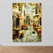 Quadro em Tela Decorativo Multicolor 100x140 cm — Canvas 100% com Moldura de Madeira 3–4 cm