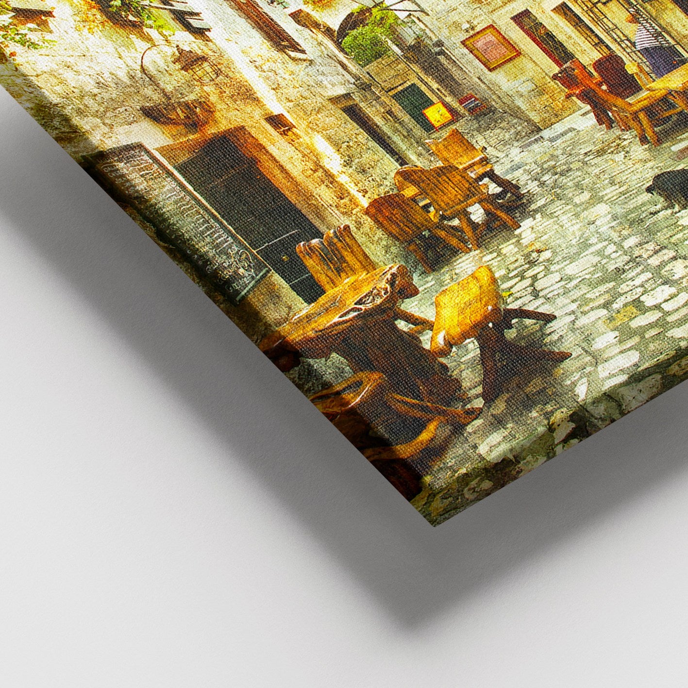 Quadro em Tela Decorativo Multicolor 100x140 cm — Canvas 100% com Moldura de Madeira 3–4 cm