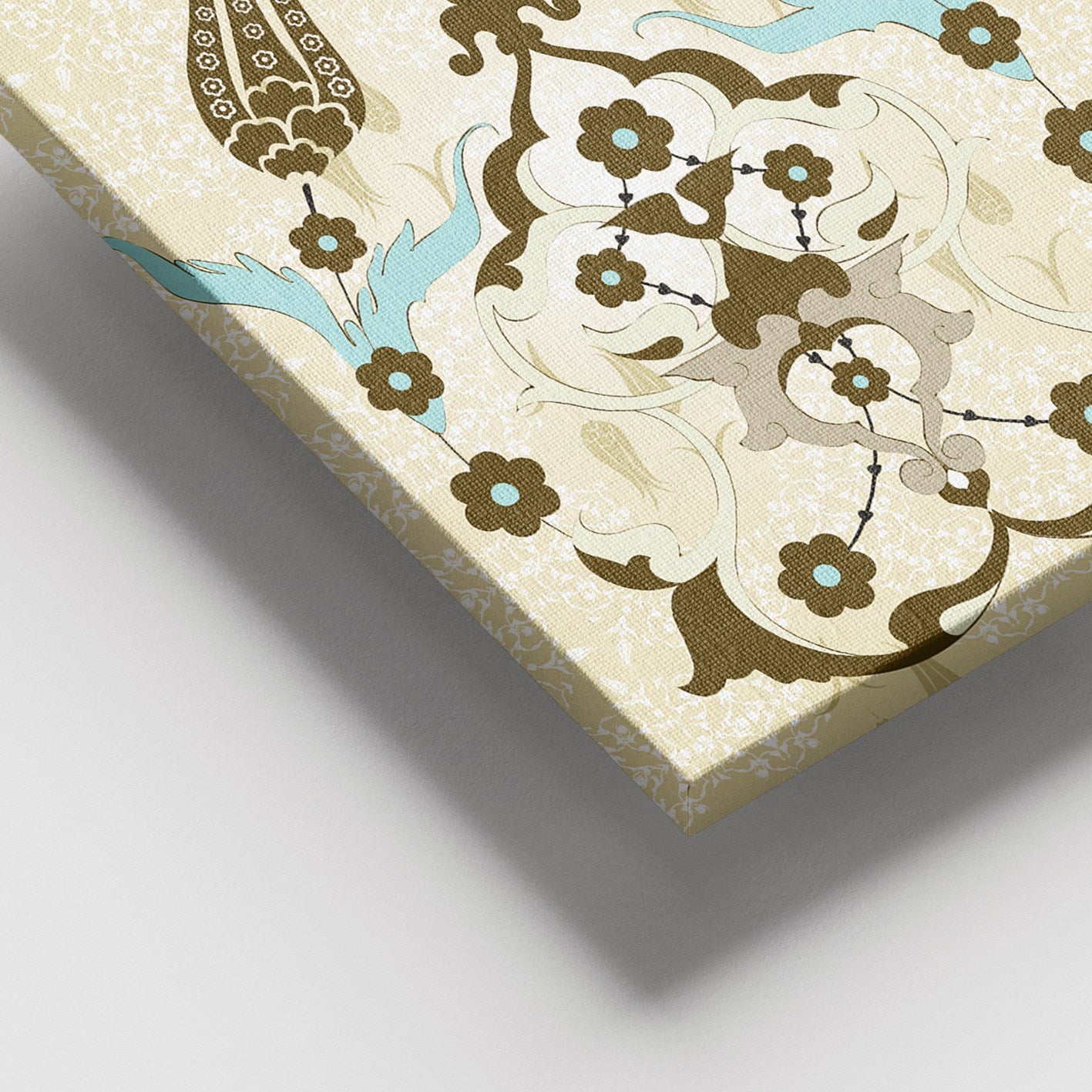 Quadro Decorativo em Tela 100% Multicolor, 100x140 cm, Moldura de Madeira (3–4 cm)