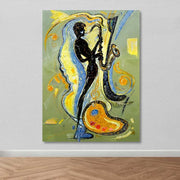 Tela Decorativa Multicolor 100x140 cm com Moldura de Madeira (3–4 cm) – 100% Tela – 3,8 kg