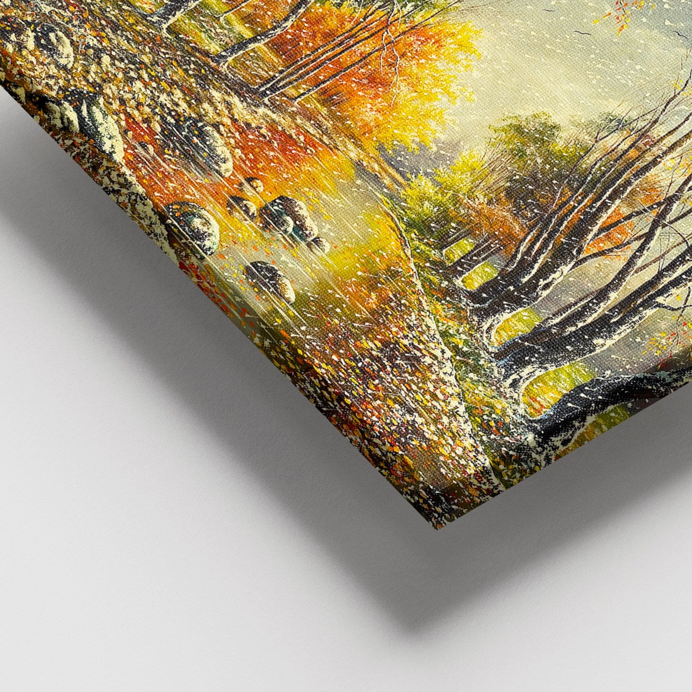 Tela Decorativa Multicolor 100x140 cm – 100% Canvas com Moldura de Madeira (3–4 cm)