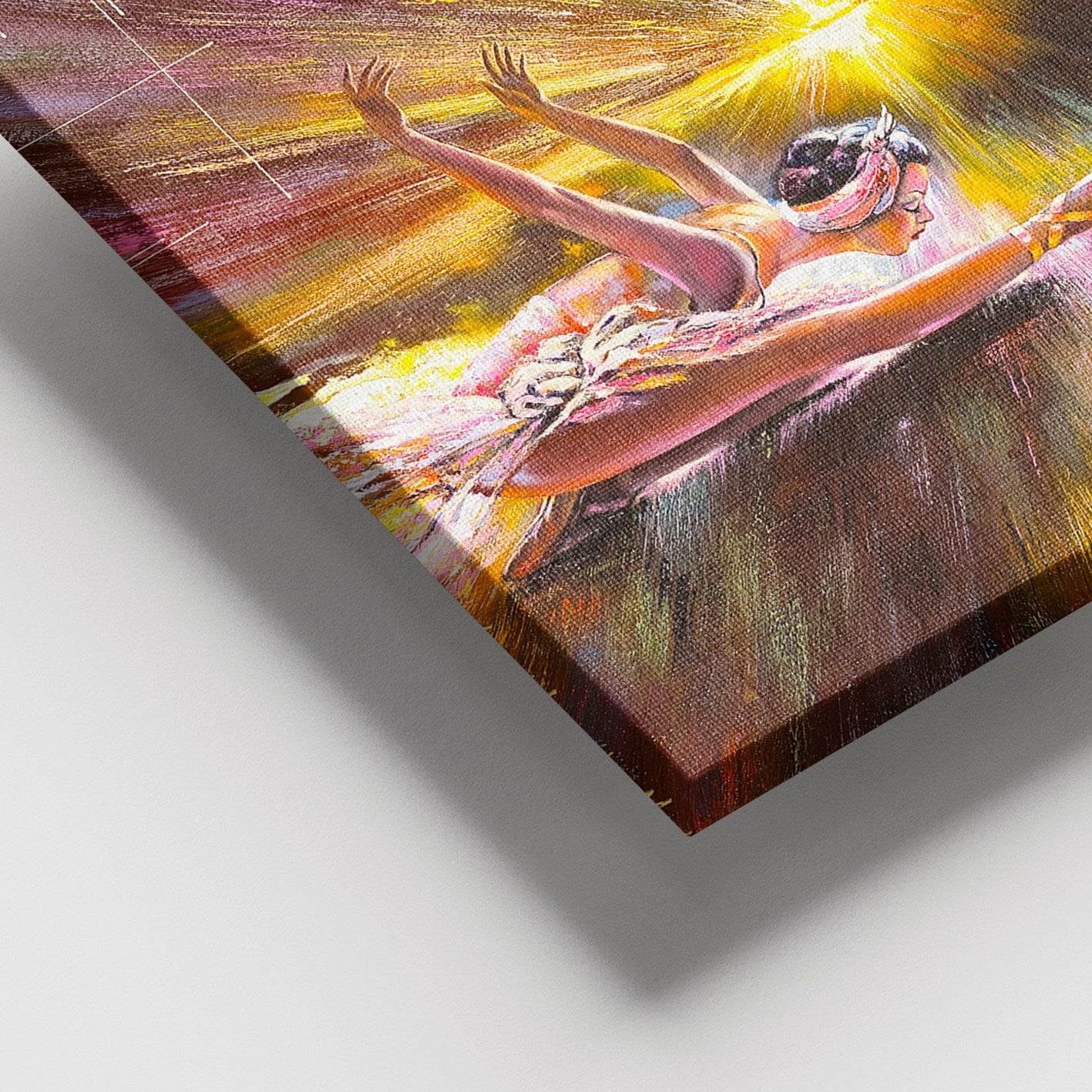 Tela Decorativa Multicolor 100x140 cm – 100% Canvas com Moldura de Madeira (3-4 cm)