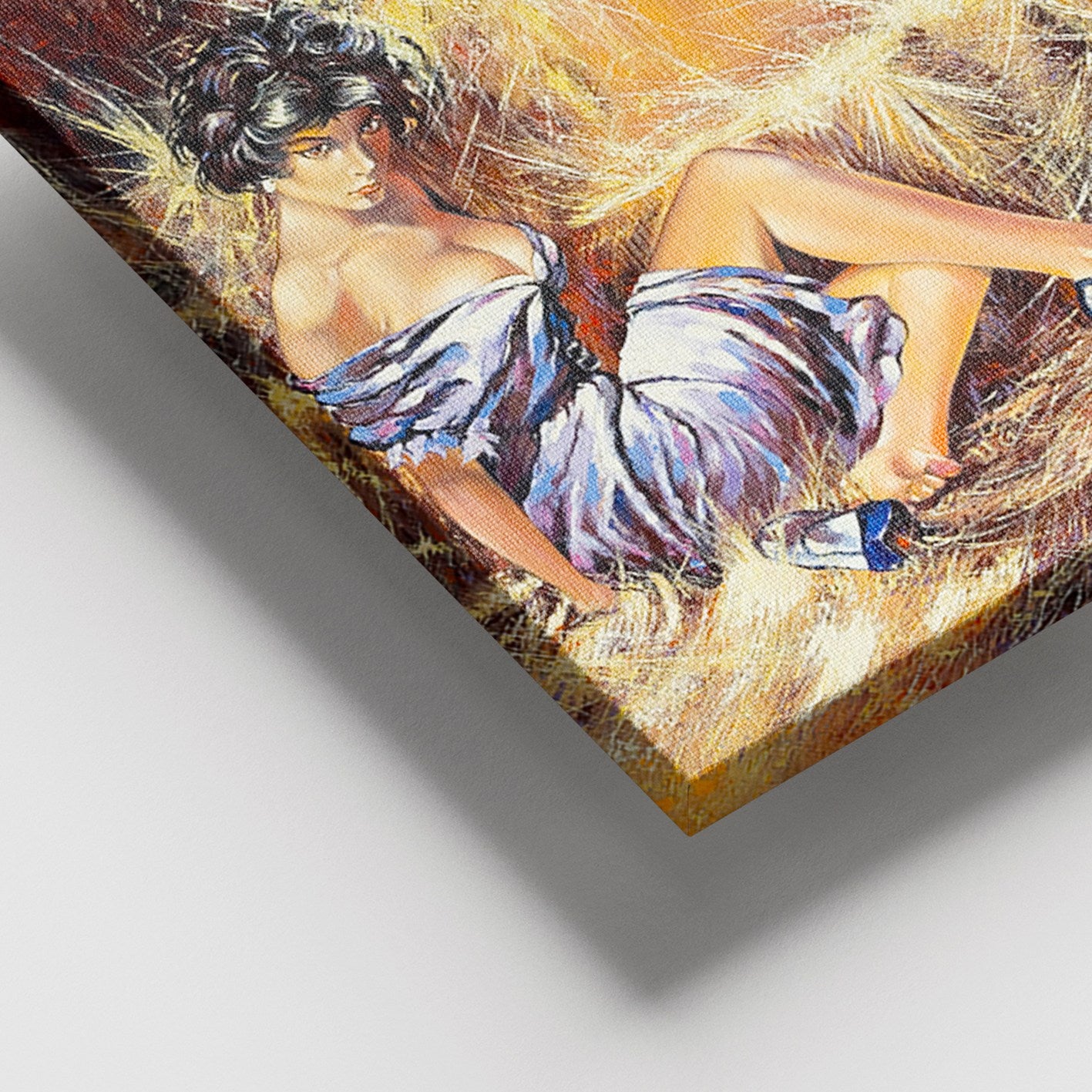 Tela Decorativa Multicolor 100x140 cm – 100% Canvas com Moldura 100% Madeira (3–4 cm)