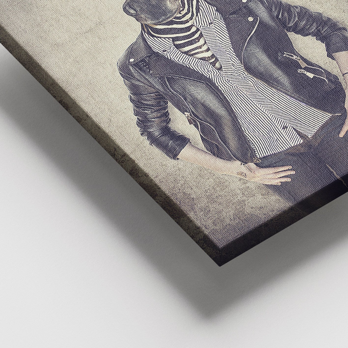 Quadro em Tela Decorativo Multicolor 100x140 cm — Canvas 100% com Moldura de Madeira (3–4 cm) – DEV03672100140