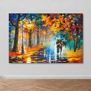 Quadro em Tela Decorativo 100x140 cm com Moldura de Madeira (3–4 cm) – Multicolor