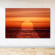 Quadro Decorativo em Tela Multicolor 100x140 cm com Moldura de Madeira (3–4 cm)