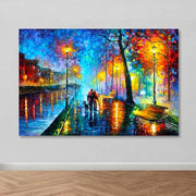 Quadro em Tela Decorativa Multicolor 100x140 cm, 100% Canvas, Moldura de Madeira 3–4 cm