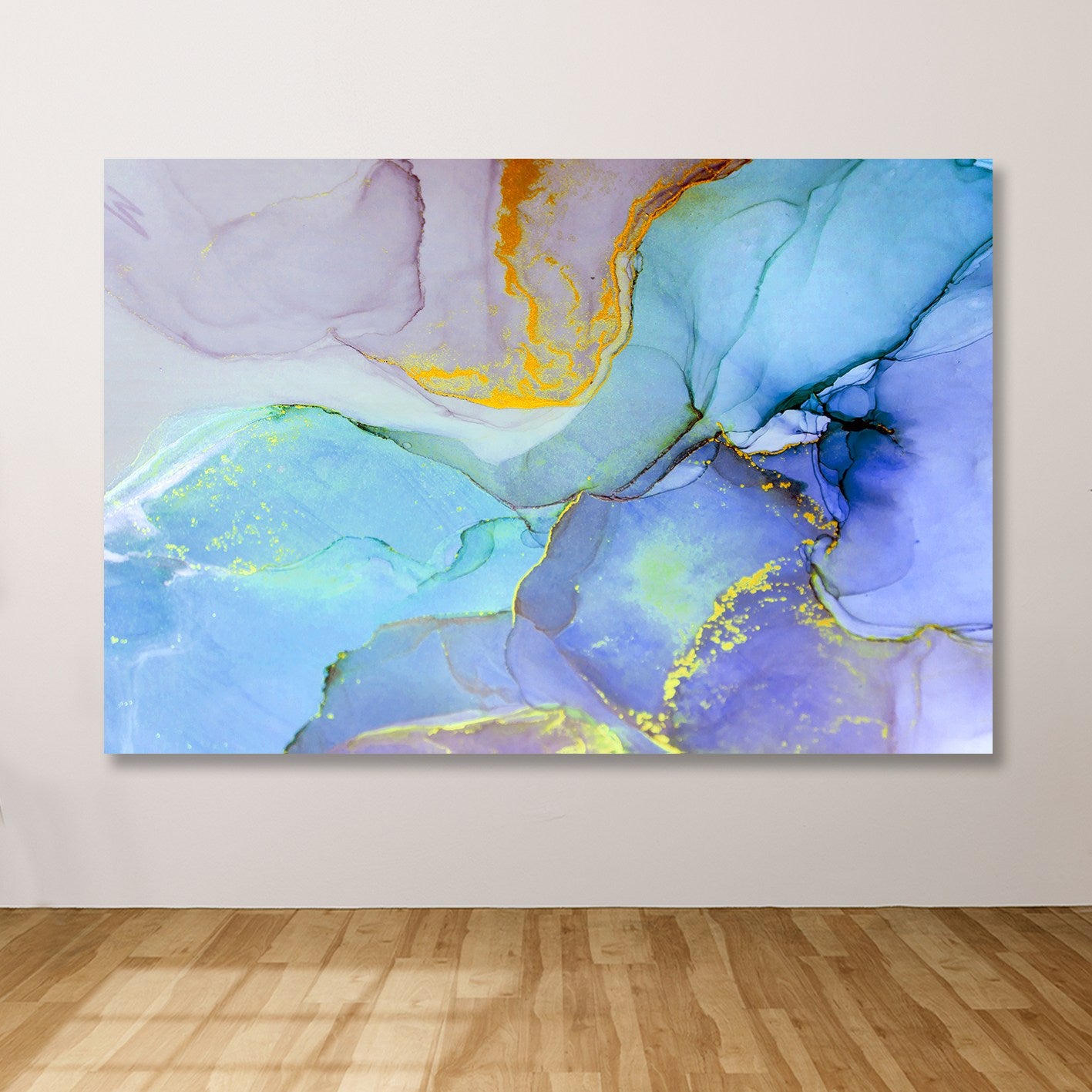 Quadro em Tela Decorativa Multicolor 100x140 cm, 100% Canvas com Moldura de Madeira (3–4 cm)