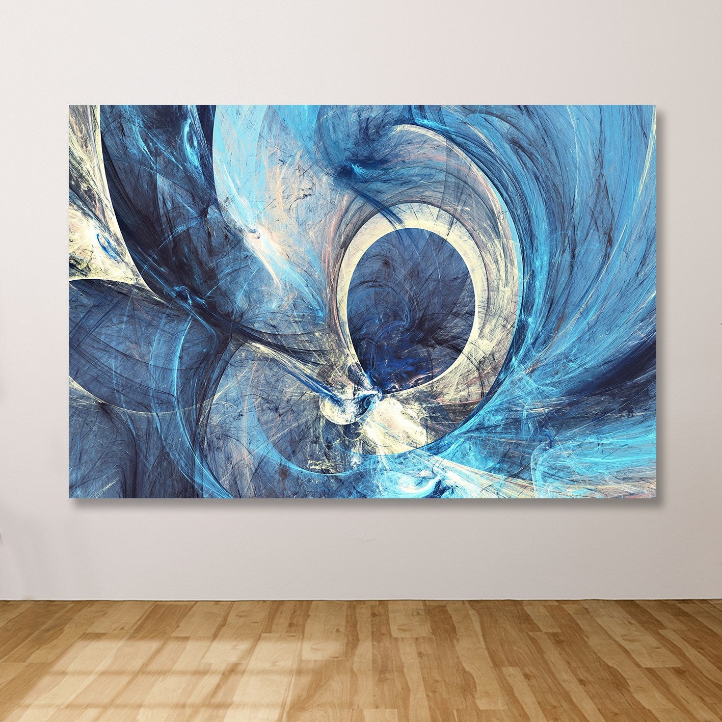 Quadro Tela Decorativa Multicolor em Canvas 100x140 cm com Moldura de Madeira (3–4 cm)