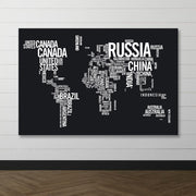 Quadro em Tela Decorativa Multicolor 100x140 cm com Moldura de Madeira (3-4 cm) – DEV6691