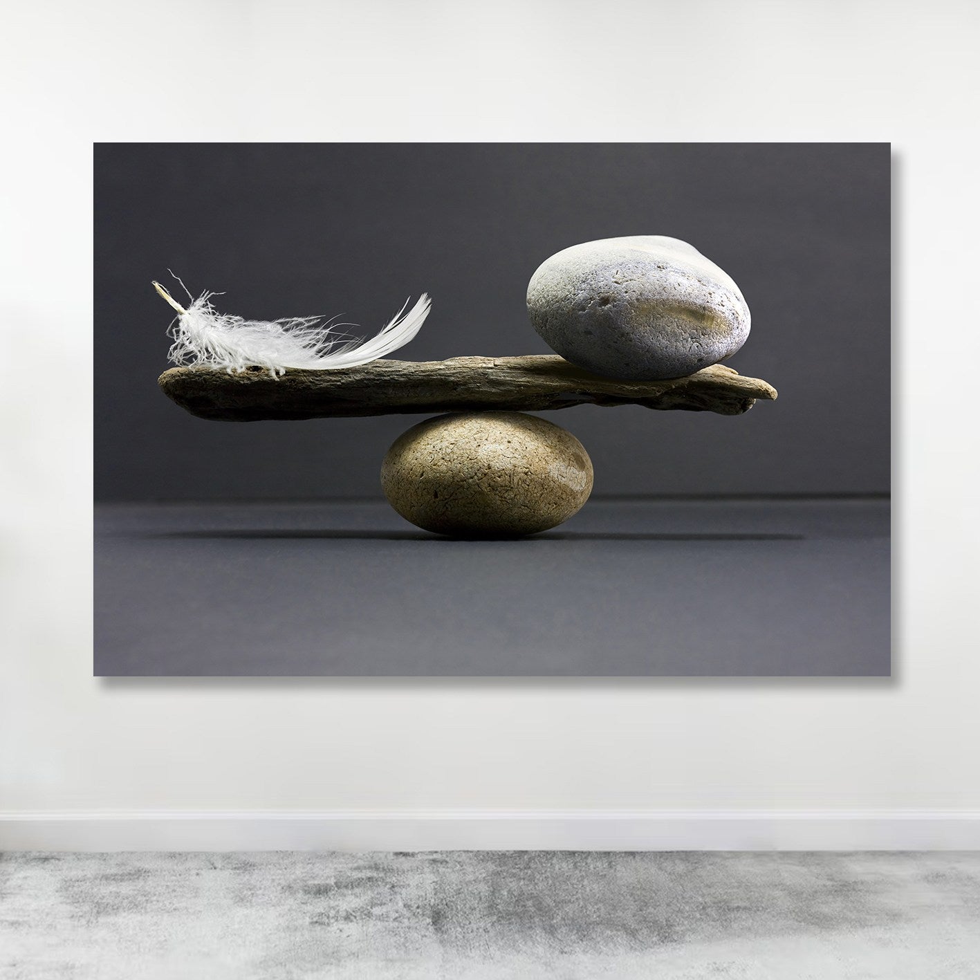 Tela Decorativa em Canvas Multicolor 100x140 cm com Moldura 100% Madeira (3–4 cm) – DEV6694