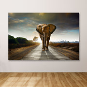 Quadro em Tela Decorativo Multicolorido 100 x 140 cm – Canvas 100% com Moldura de Madeira (3–4 cm)