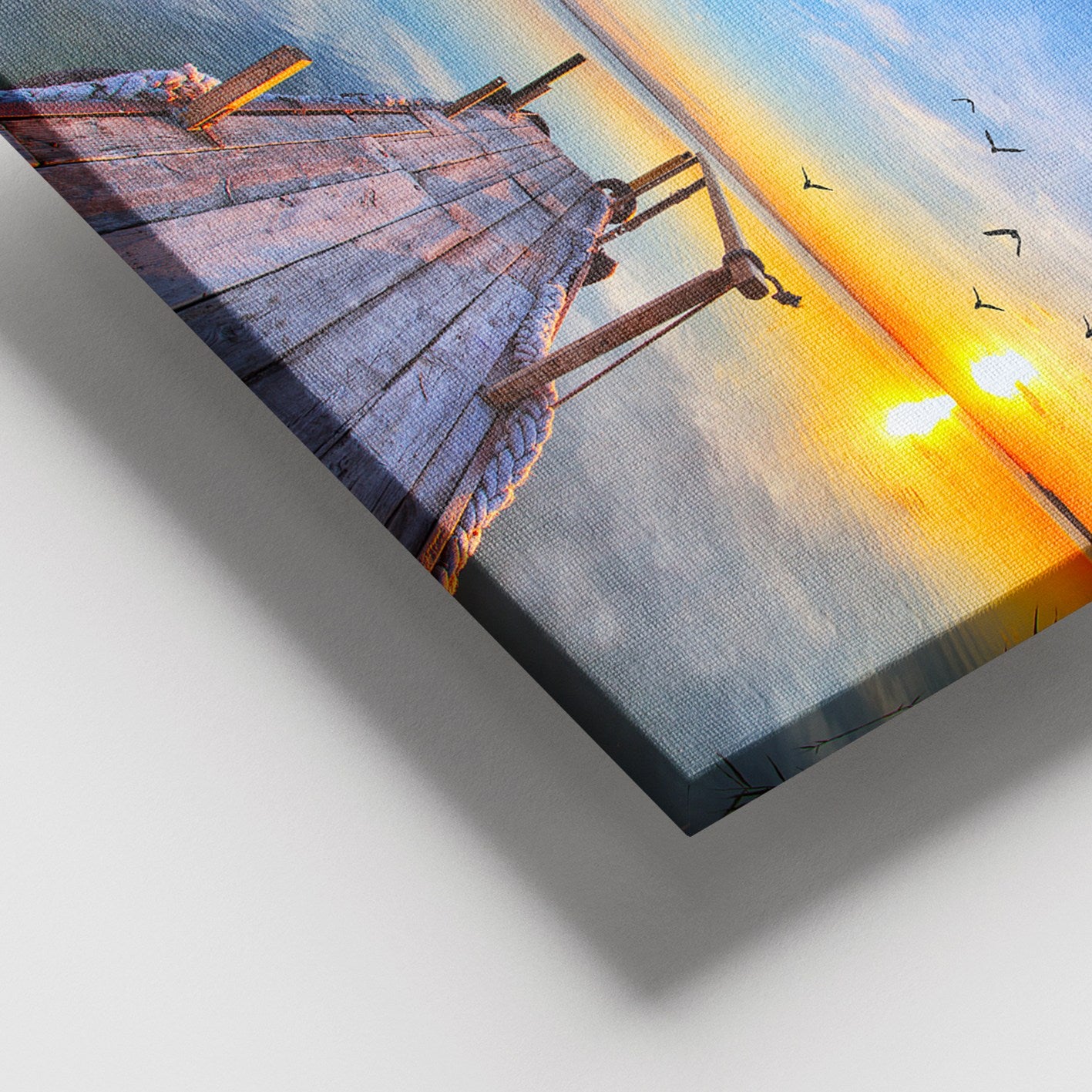 Quadro em Tela Decorativo Multicolor 100x140 cm | 100% Canvas, Moldura de Madeira 3–4 cm – DEV6702