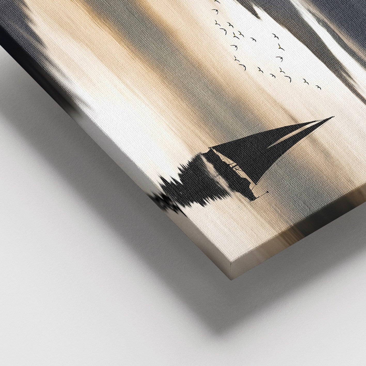 Tela Decorativa Multicolorida 100 x 140 cm em 100% Canvas com Moldura de Madeira (3–4 cm)