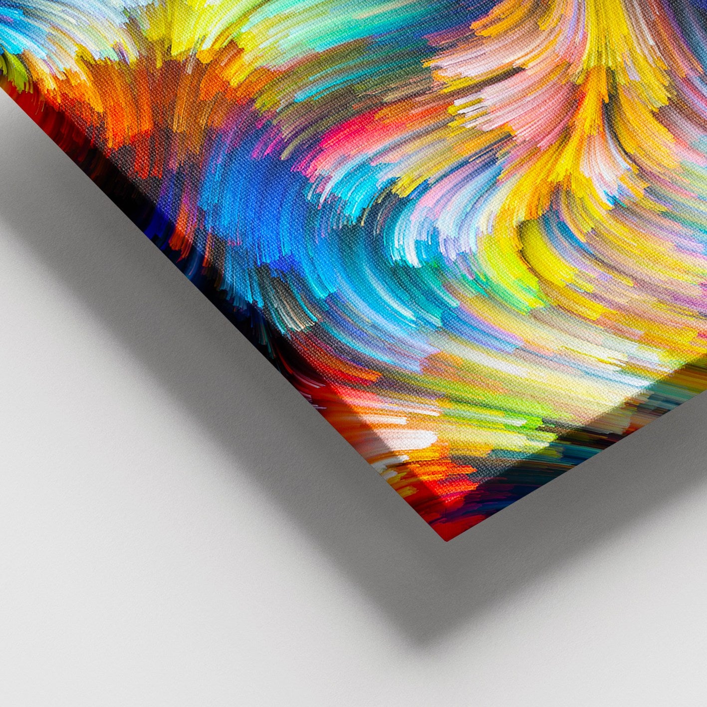 Quadro Decorativo em Tela 100% Canvas 100x140 cm Multicolor com Moldura de Madeira (3–4 cm) – DEV6707 (205DNT2687)