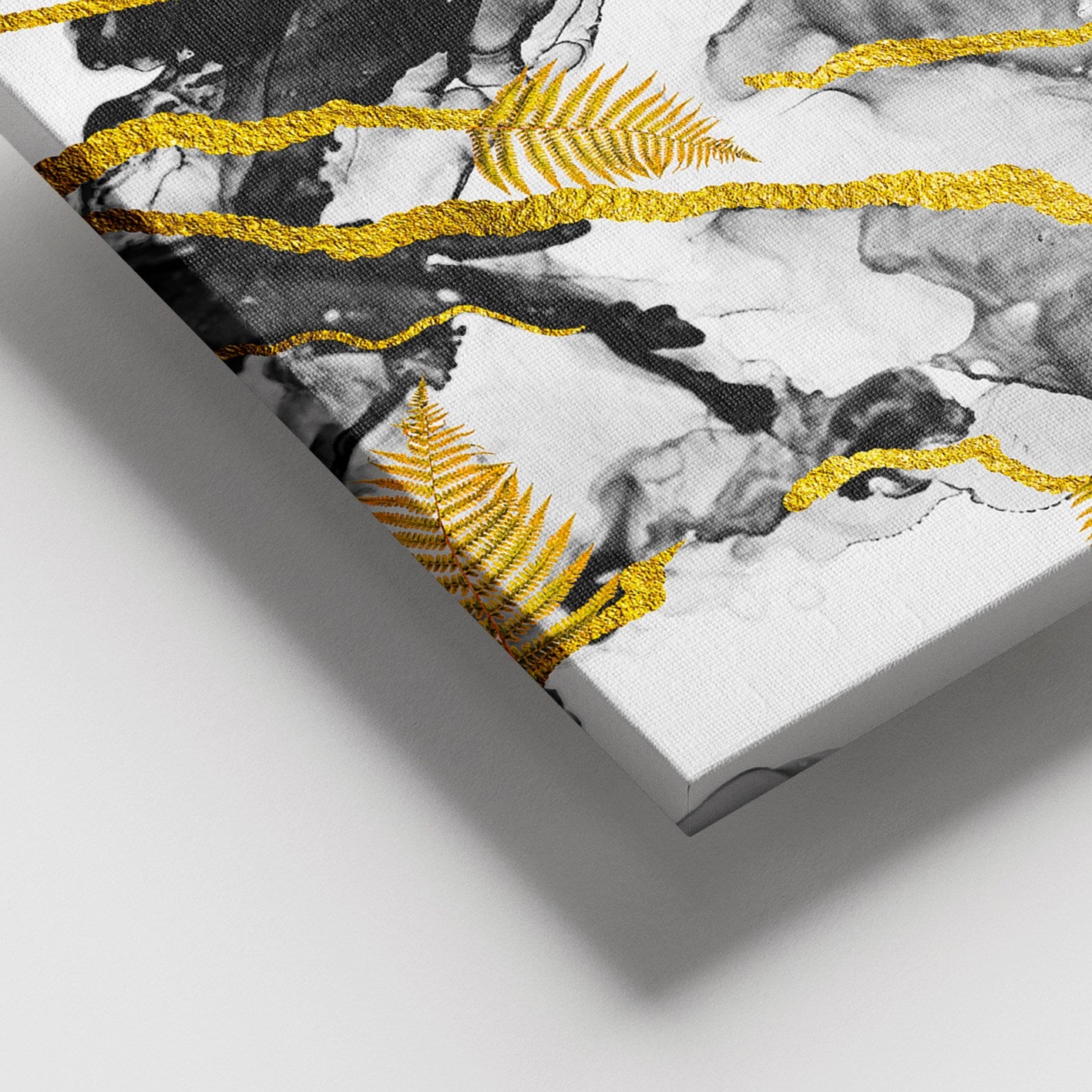 Quadro Decorativo em Tela 100% Canvas Multicolorido 100x140 cm com Moldura de Madeira (3–4 cm) – DEV6710