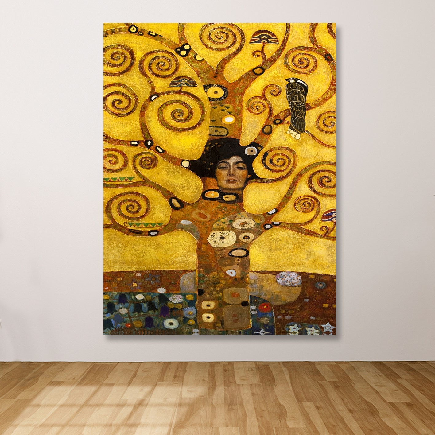 Tela Decorativa em Canvas Multicolor com Moldura de Madeira 100x140 cm – DEV6714 (205DNT2694)