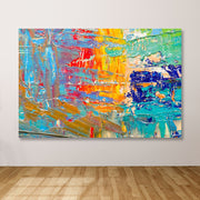 Tela Decorativa em Canvas com Moldura de Madeira, Multicolor, 100x140 cm (DEV6716)