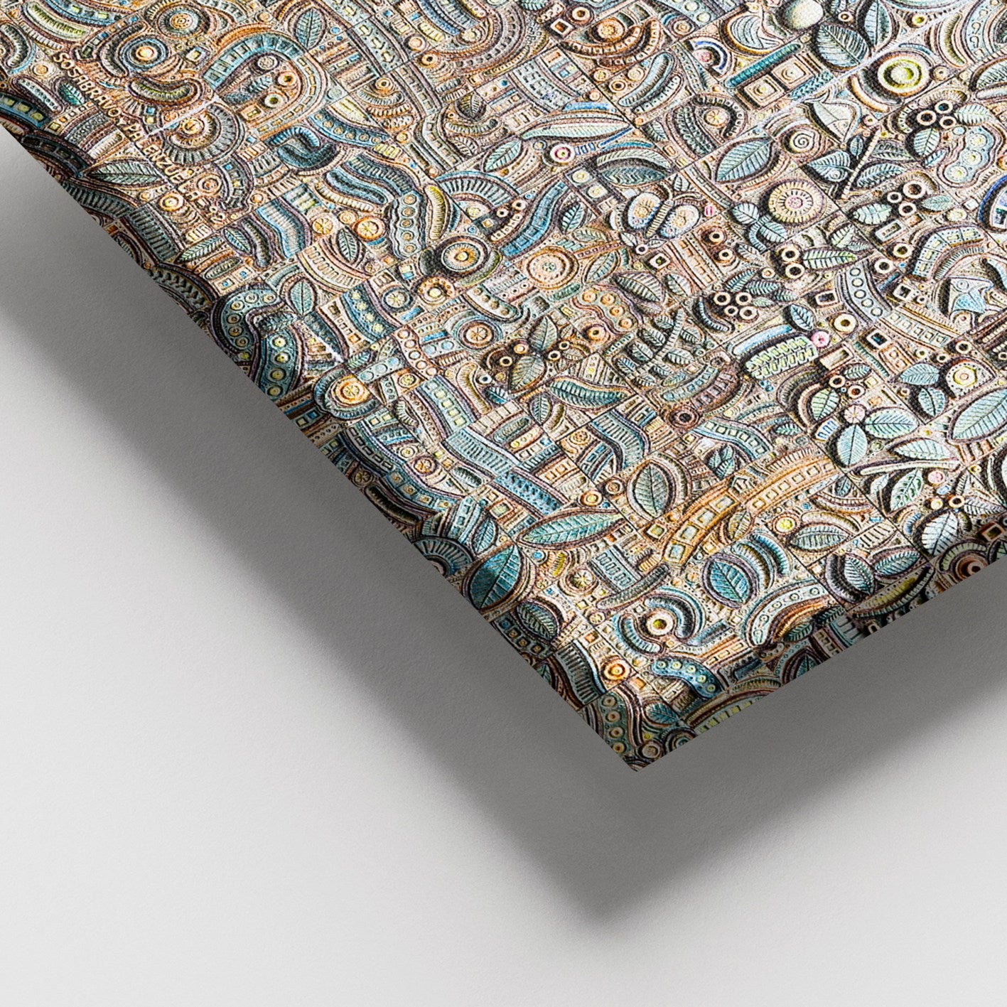 Quadro Decorativo em Tela Multicolor 100x140 cm | 100% Canvas com Moldura de Madeira (3–4 cm) – DEV6717