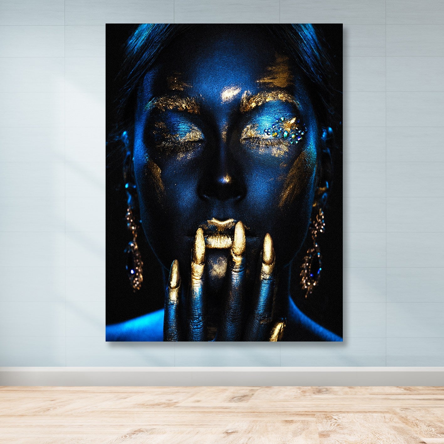 Tela Decorativa Multicolor 100x140 cm – 100% Canvas com Moldura em Madeira (3–4 cm)