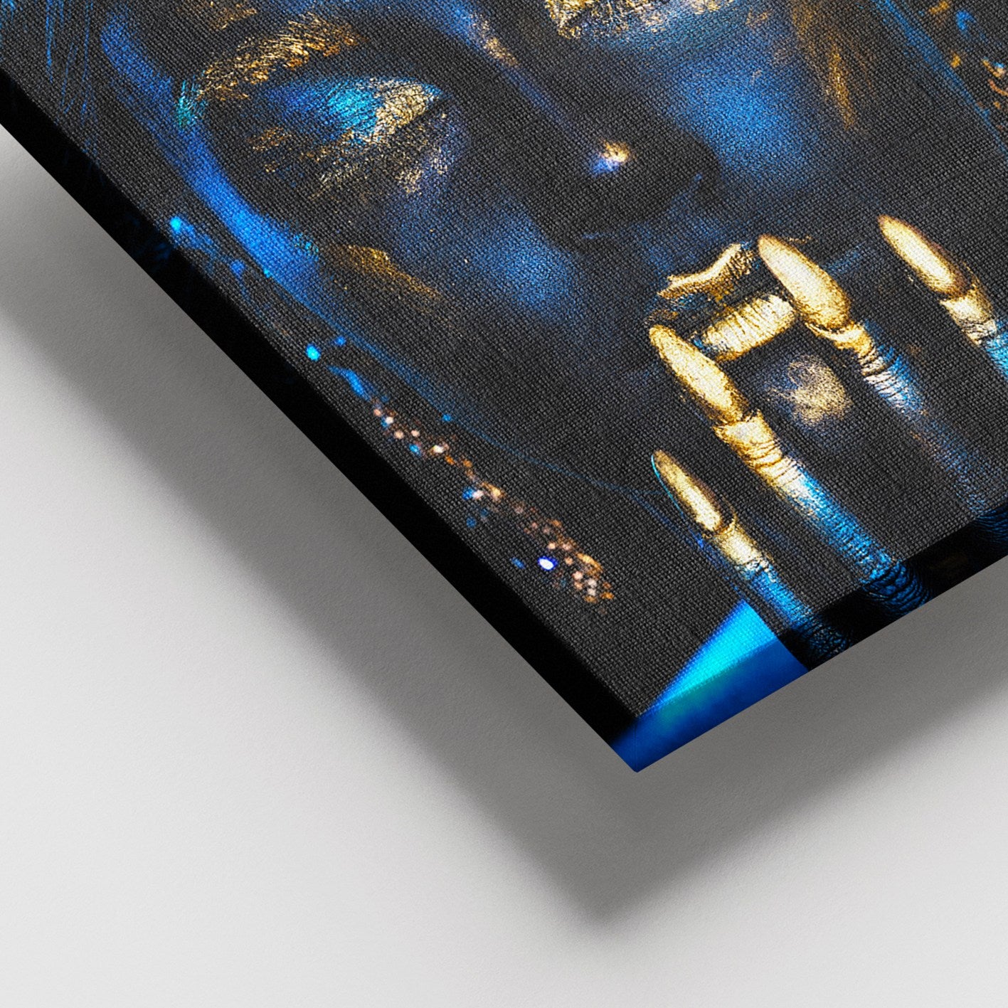 Tela Decorativa Multicolor 100x140 cm – 100% Canvas com Moldura em Madeira (3–4 cm)