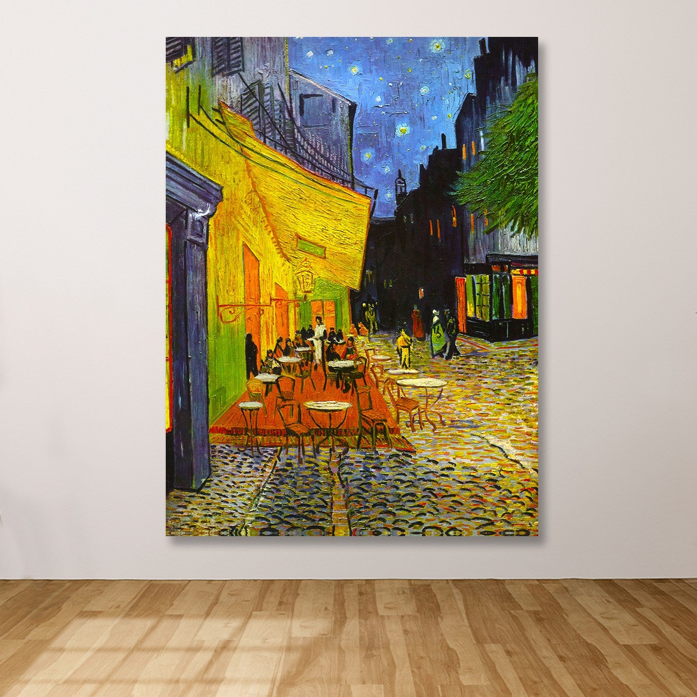 Quadro Decorativo em Tela Multicolor 100x140 cm com Moldura de Madeira (3–4 cm) – 100% Tela – 3,8 kg