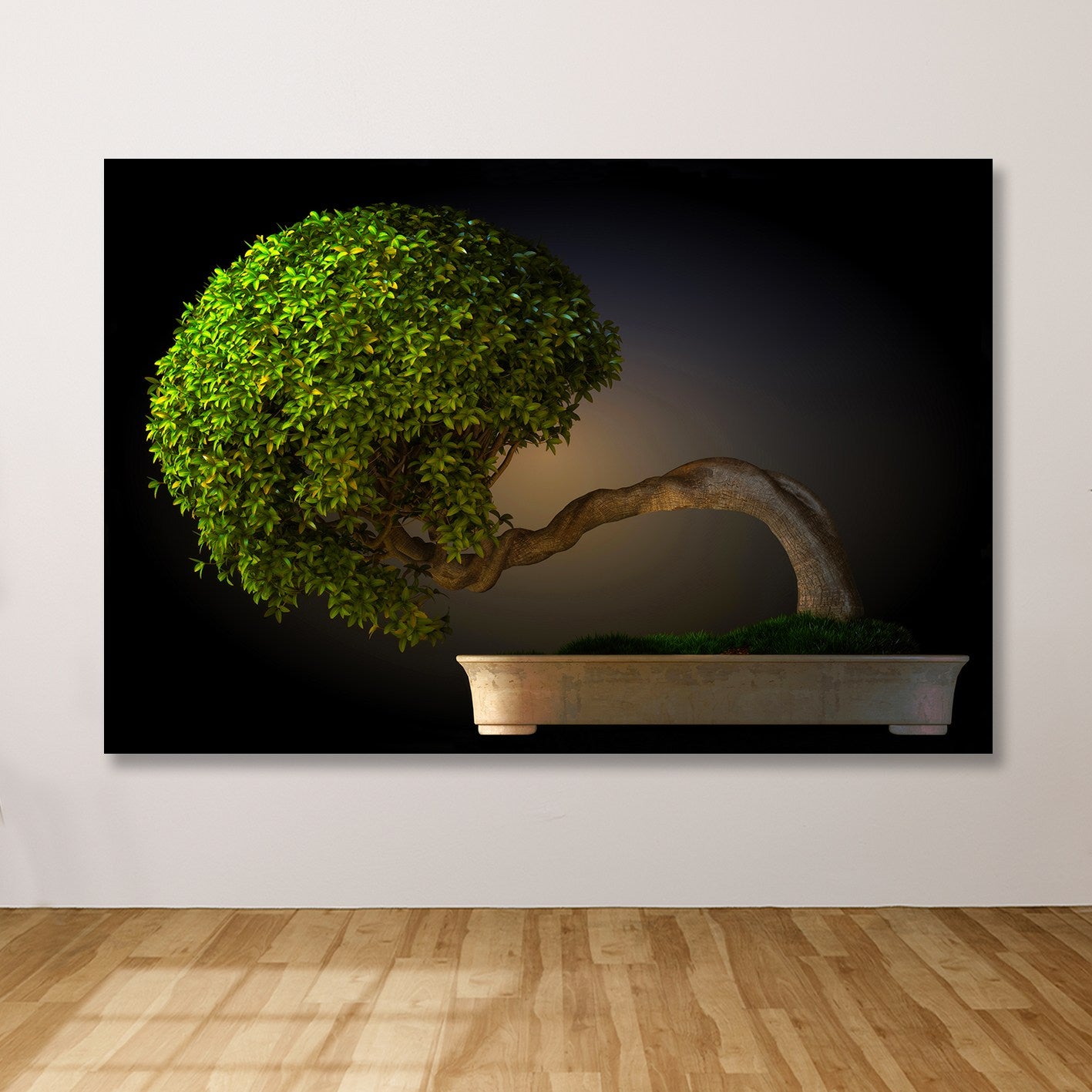 Quadro em Tela Decorativa Multicolor 100 x 140 cm com Moldura de Madeira (3–4 cm) – 100% Canvas