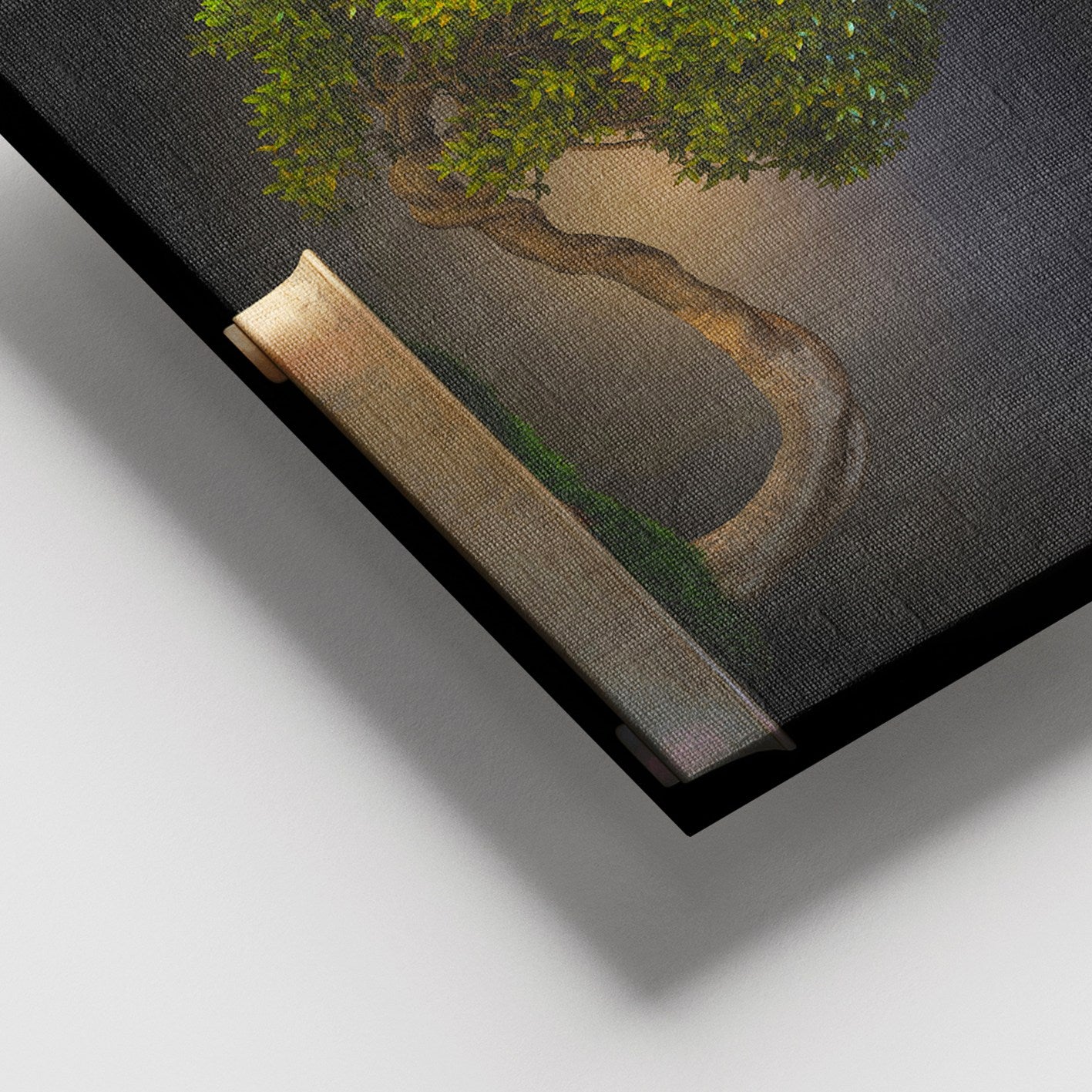 Quadro em Tela Decorativa Multicolor 100 x 140 cm com Moldura de Madeira (3–4 cm) – 100% Canvas