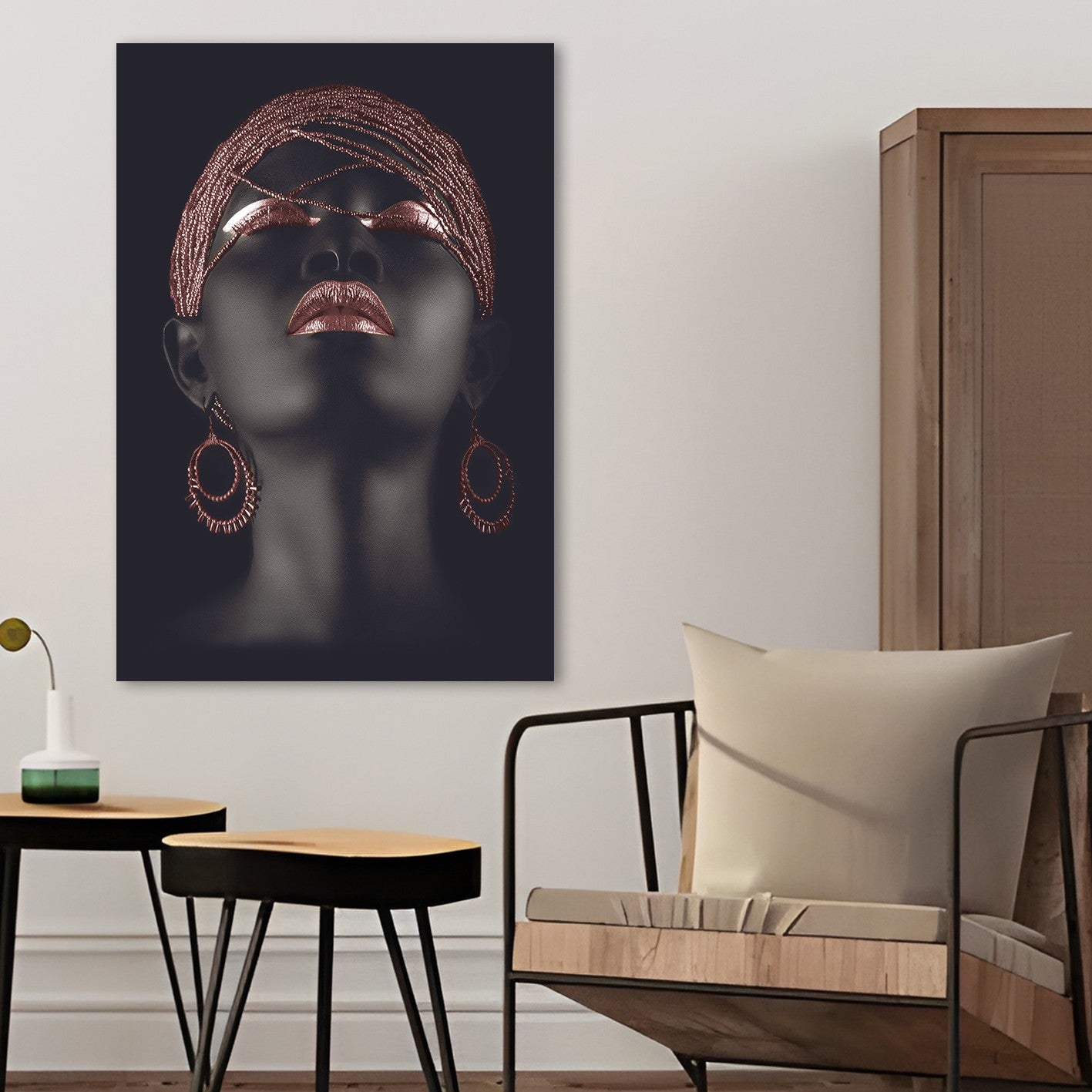 Tela Decorativa em Canvas 100% Multicolor com Moldura de Madeira (3–4 cm) – 100 x 140 cm