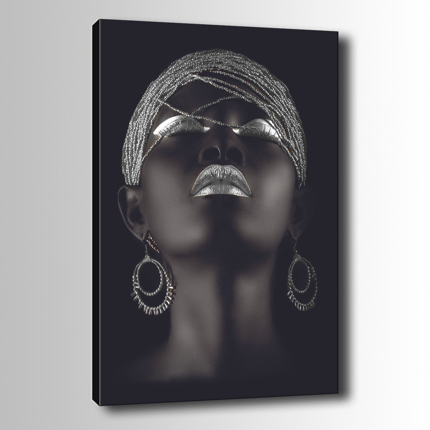 Tela Decorativa em Canvas Multicolor com Moldura de Madeira (3–4 cm), 100 x 140 cm