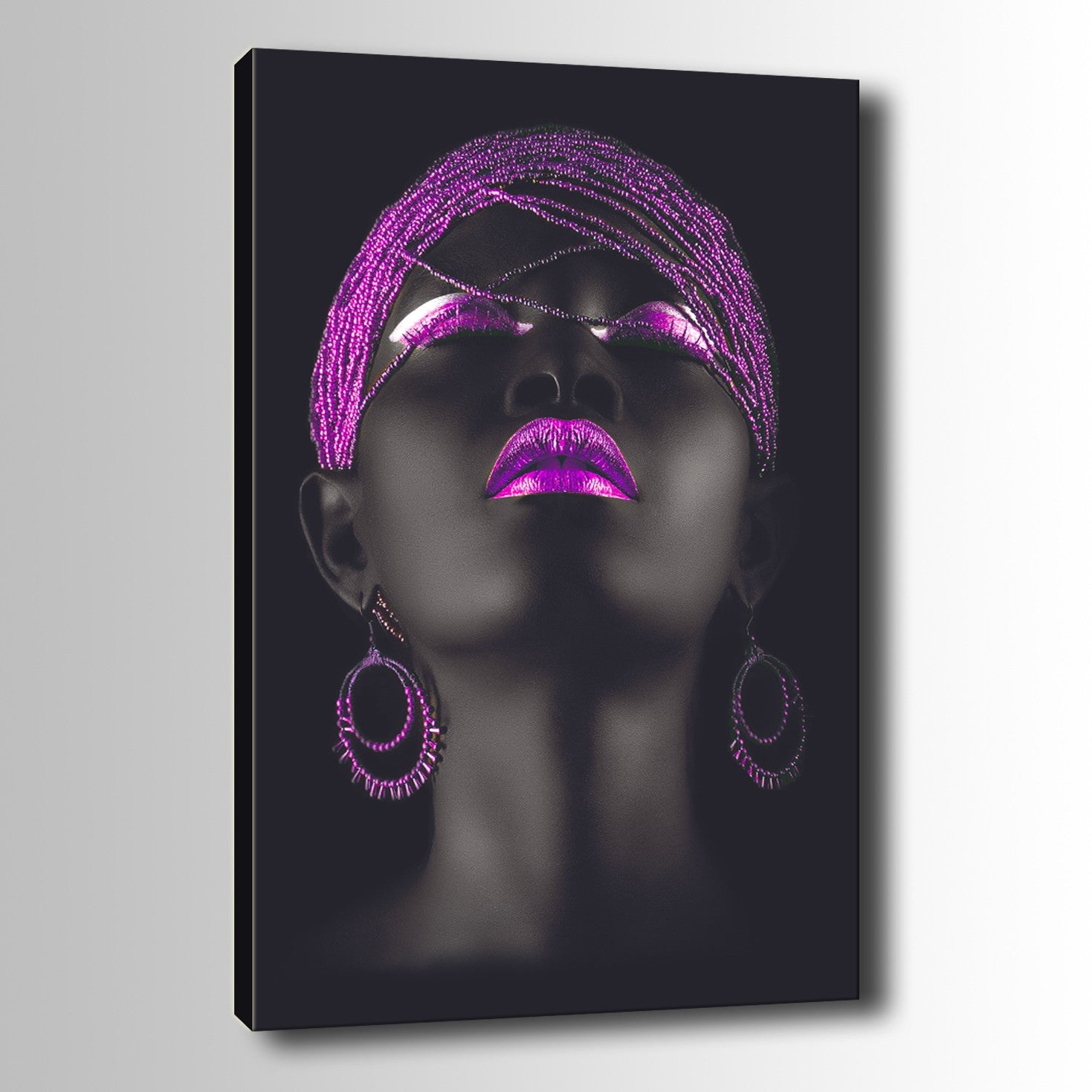 Quadro em Tela Canvas 100% Multicolor 100 x 140 cm com Moldura de Madeira (3–4 cm)