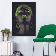 Quadro Decorativo em Tela 100% Canvas Multicolor 100x140 cm com Moldura de Madeira (3–4 cm)