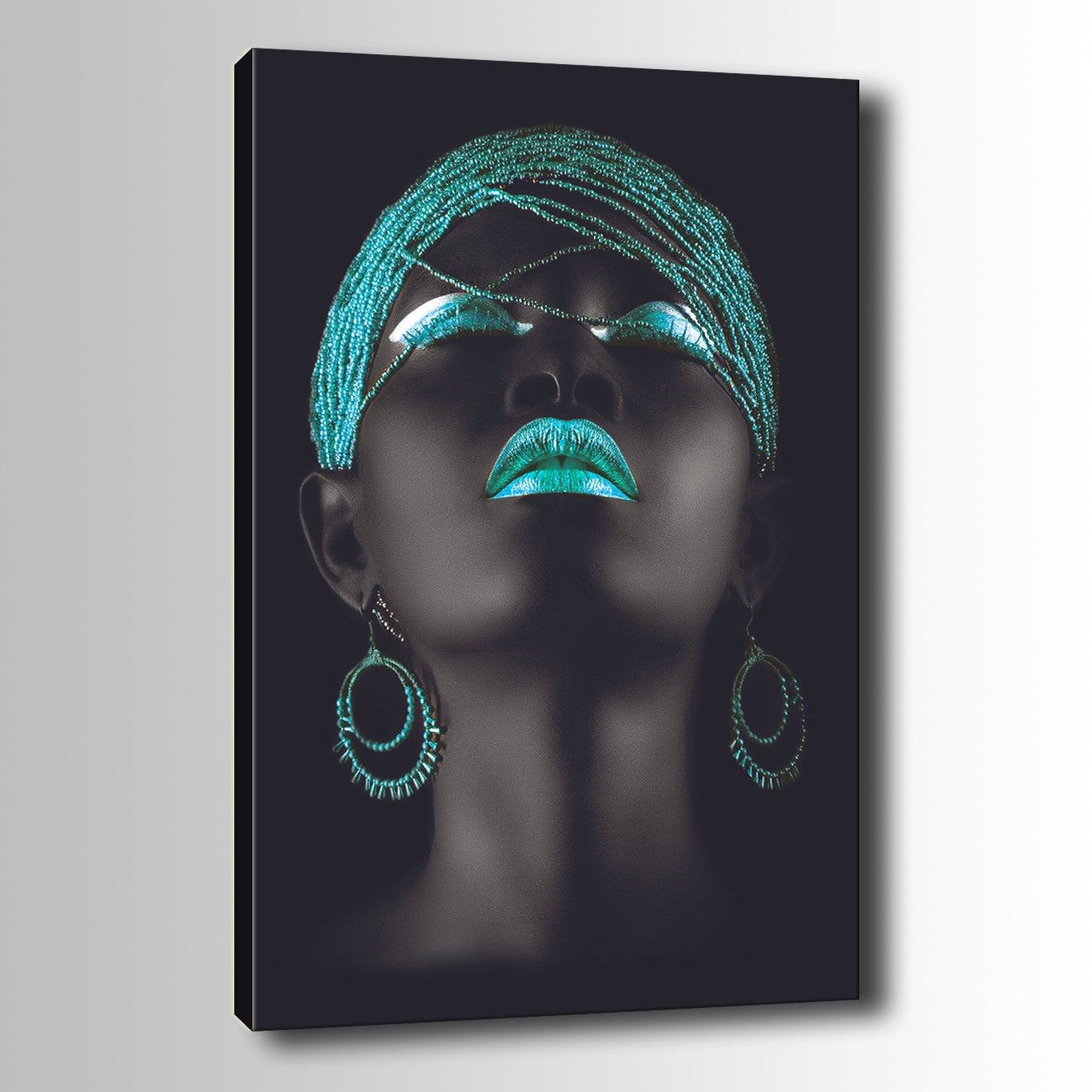 Quadro em Tela Decorativa Multicolor, 100% Canvas, Moldura de Madeira 3–4 cm, 100 x 140 cm