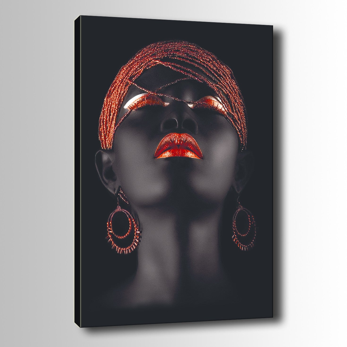 Quadro em Tela Decorativo Multicolor 100x140 cm com Moldura de Madeira (3–4 cm) – 100% Canvas