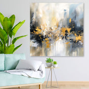 Quadro em Tela Decorativo Multicolor 140x140 cm com Moldura 100% Madeira (3–4 cm) – DEV10703-140140