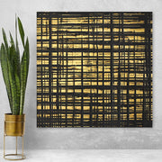 Quadro em Tela Decorativa Multicolor 140x140 cm | 100% Canvas com Moldura de Madeira (3–4 cm)