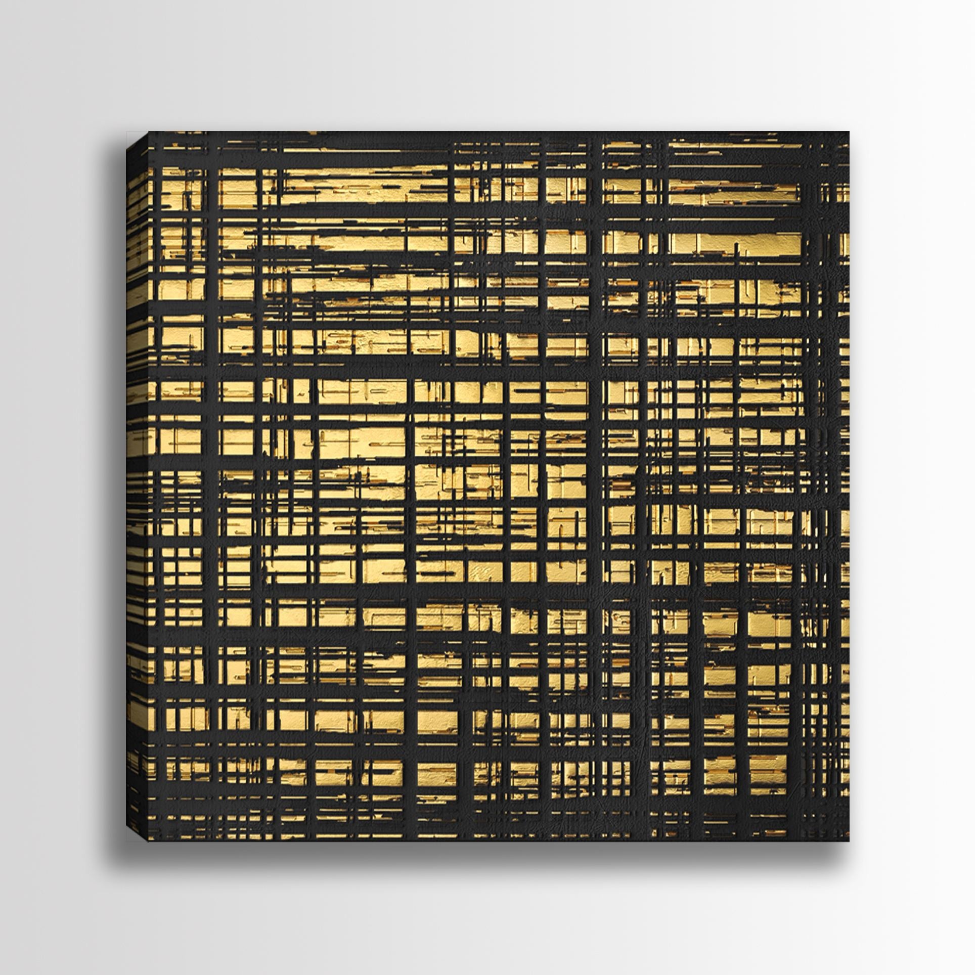 Quadro em Tela Decorativa Multicolor 140x140 cm | 100% Canvas com Moldura de Madeira (3–4 cm)