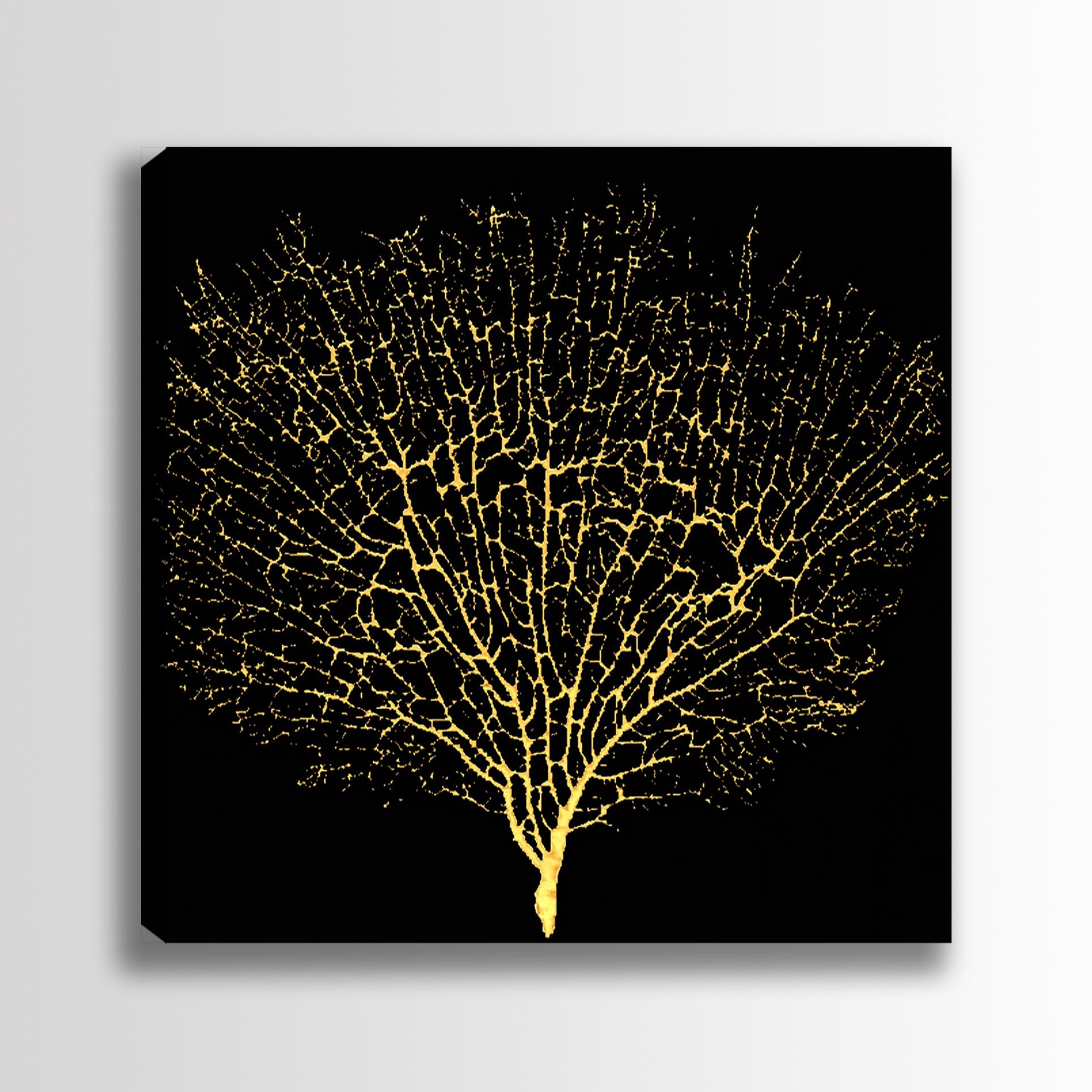 Quadro Decorativo em Tela Multicolor 140x140 cm com Moldura de Madeira (3–4 cm) – DEV10700-140140