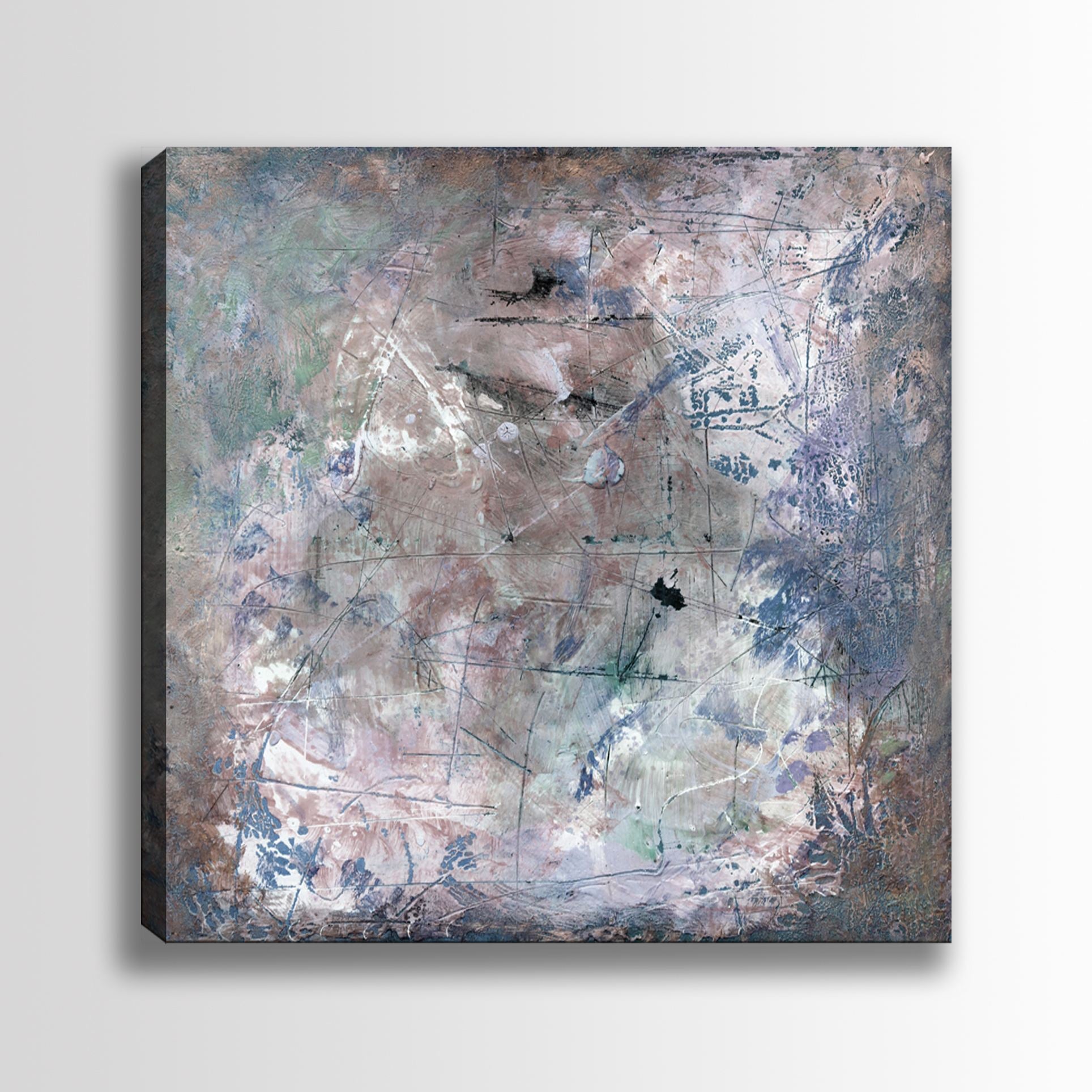 Tela Decorativa Multicolor 140x140 cm | 100% Canvas com Moldura de Madeira (3–4 cm)