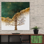 Quadro em Tela Decorativa Multicolor (Canvas 100%) com Moldura de Madeira 3–4 cm — 140 x 140 cm