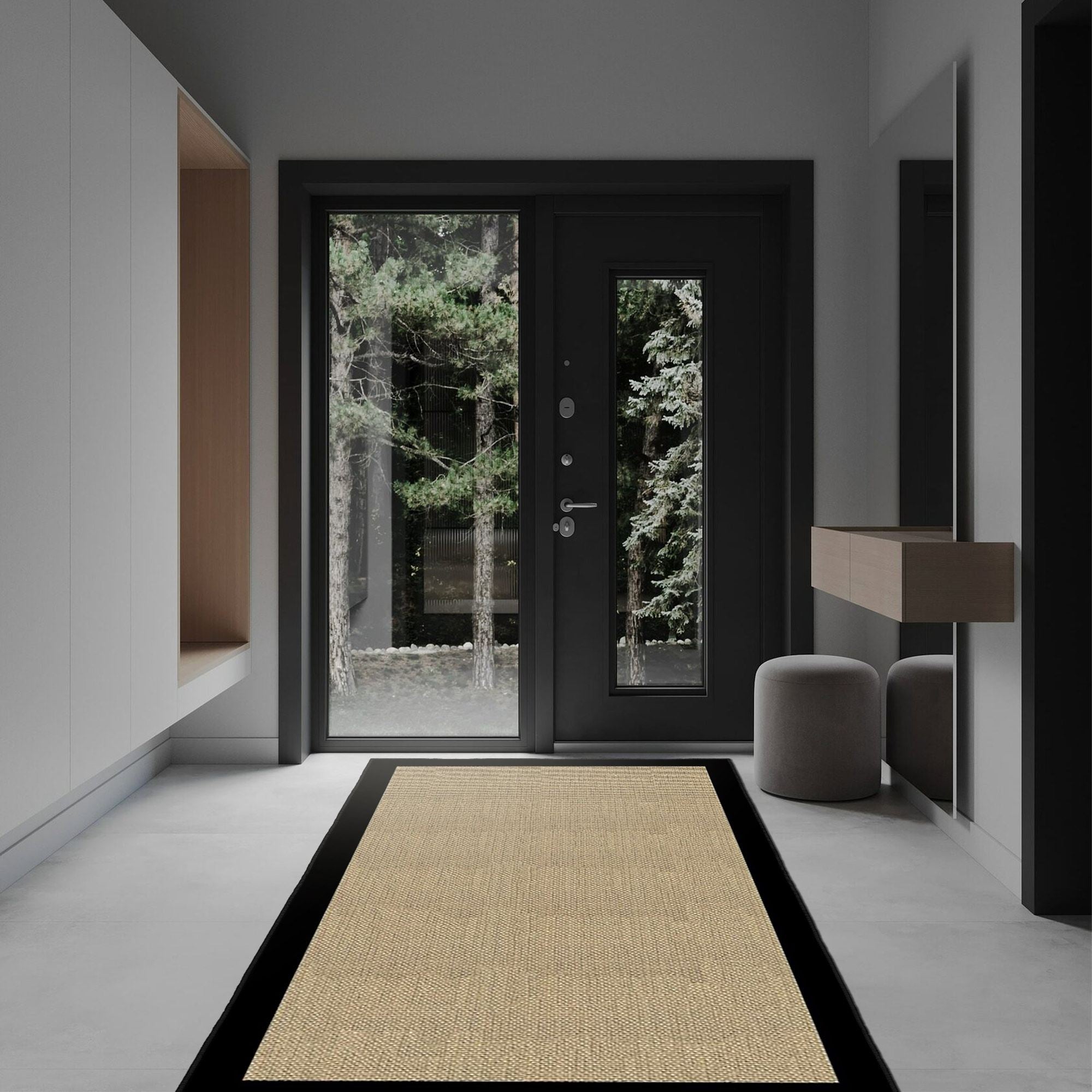 Tapete de corredor – 80 x 150 cm – 100% poliéster