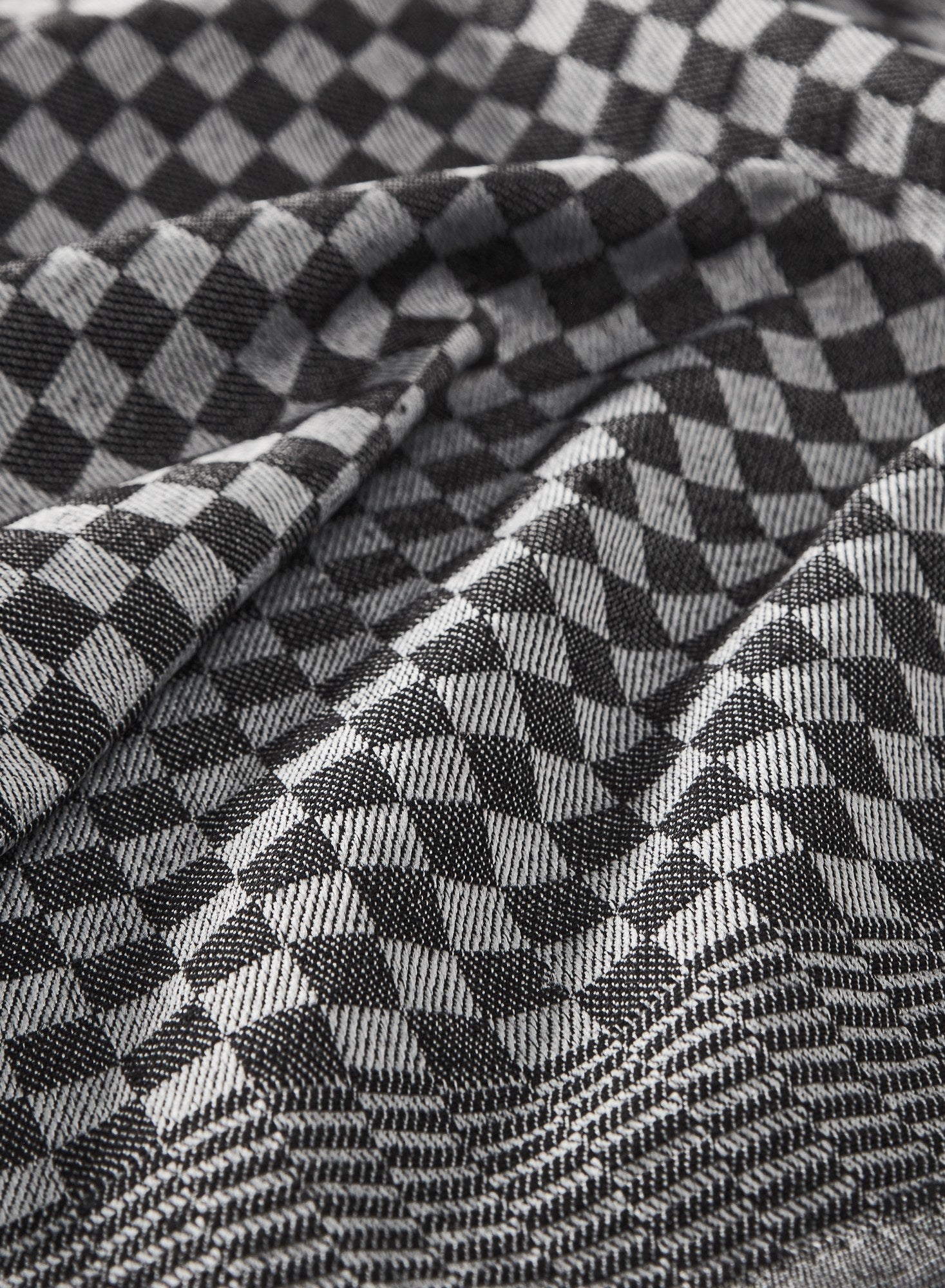 Conjunto de toalhas de cozinha – 40 x 60 cm – Antracite – Algodão e poliéster