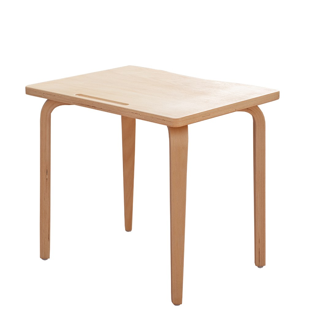 Conjunto Pearl Mesa e Cadeiras em Madeira de Faia Natural (3 Peças)