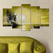 Quadro Decorativo em MDF Multicolor (5 Peças) – 110x60 cm, Espessura 3 mm