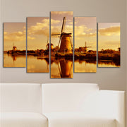 Quadro Decorativo em MDF Multicolor (5 Peças) – 110x60 cm, 100% MDF 3 mm – 5PMDF-3