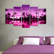 Quadro Decorativo em MDF Multicolor – Conjunto de 5 Peças (110 x 60 cm, 3 mm) | 5PMDF-15