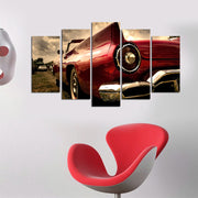 Quadro Decorativo em MDF (5 Peças) Multicolor, 110 x 60 cm, Espessura 3 mm – 5PMDF-40