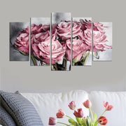 Pinturas Decorativas Elegantes em MDF (5 Peças), 100% MDF, 3 mm de Espessura | Tamanhos: 20x60 cm, 20x50 cm, 20x40 cm | Tamanho Total: 110x60 cm | Perfeito para Decoração de Casa